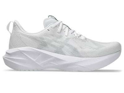 Asics Novablast 5 para hombre - Blanco/Gris Piamonte