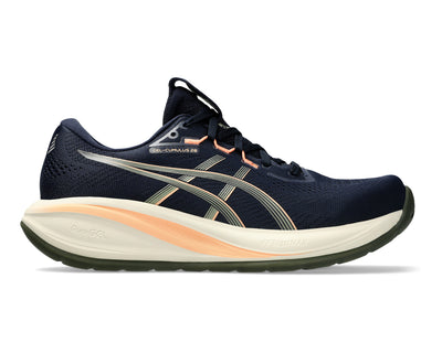 ASICS Men's GEL-CUMULUS 28 - MIDNIGHT/KHAKI GREEN