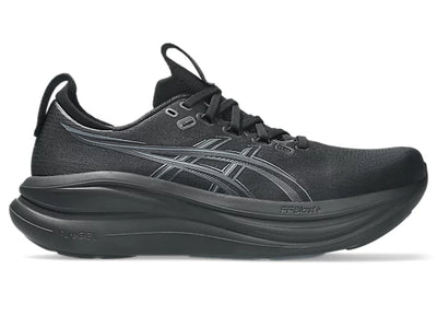 ASICS GEL-NIMBUS 28 Extra ancho para hombre - NEGRO/GRIS GRAFITO
