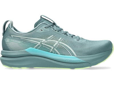 ASICS Men's GEL-KAYANO 33 - FOGGY TEAL/ILLUMINATE YELLOW