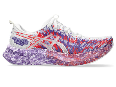 Asics Womens Noosa Tri 16- White/Edo Purple (1012B675-101)