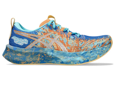 Asics Noosa Tri 16 para mujer: azul natural/naranja descolorido (1012B675-400)