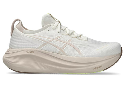 Women's ASICS Gel-Nimbus 27 - Cream/Mineral Beige