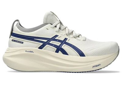 Asics Gel Nimbus 26 para mujer: azul expansión/verde aurora (1012B601-400)