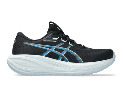 ASICS Women's GEL-CUMULUS 28 - BLACK/AEGEAN BLUE