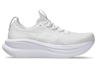 ASICS Women's GEL-NIMBUS 28 Wide - WHITE/WHITE