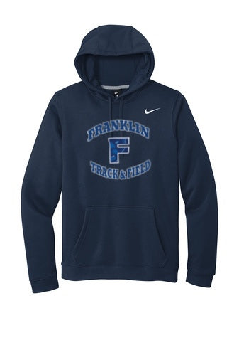 Franklin Track Field Nike Club Fleece Pullover Hoodie CJ1611 The Run House