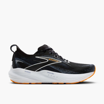 Brooks Glycerin 22 para hombre - Negro/Azul campestre/Naranja pop (1104451D013)