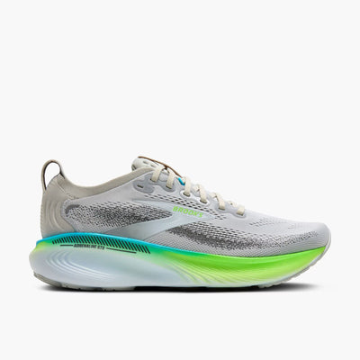 Brooks Men's Adrenaline GTS 25 Oyster/Green Gecko/Blue - Standard (D)