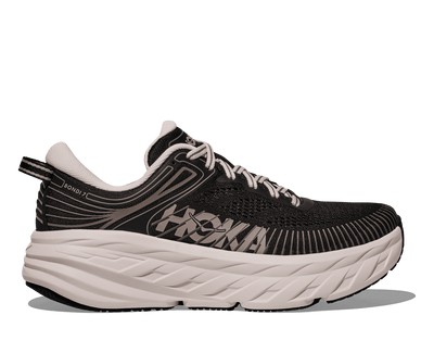 HOKA Women's Bondi 7 - BLACK / ROSE CREAM