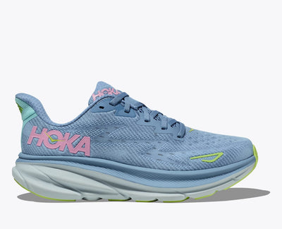 Hoka Womens Clifton 9 Wide - Dusk/Pink Twilight (1132211-DNK)