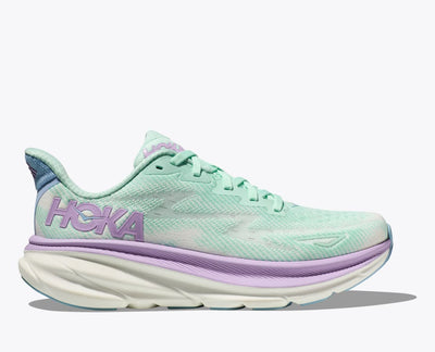 Hoka Womens Clifton 9 Wide- Sunlit Ocean/Lilac (1132211-SOLM)