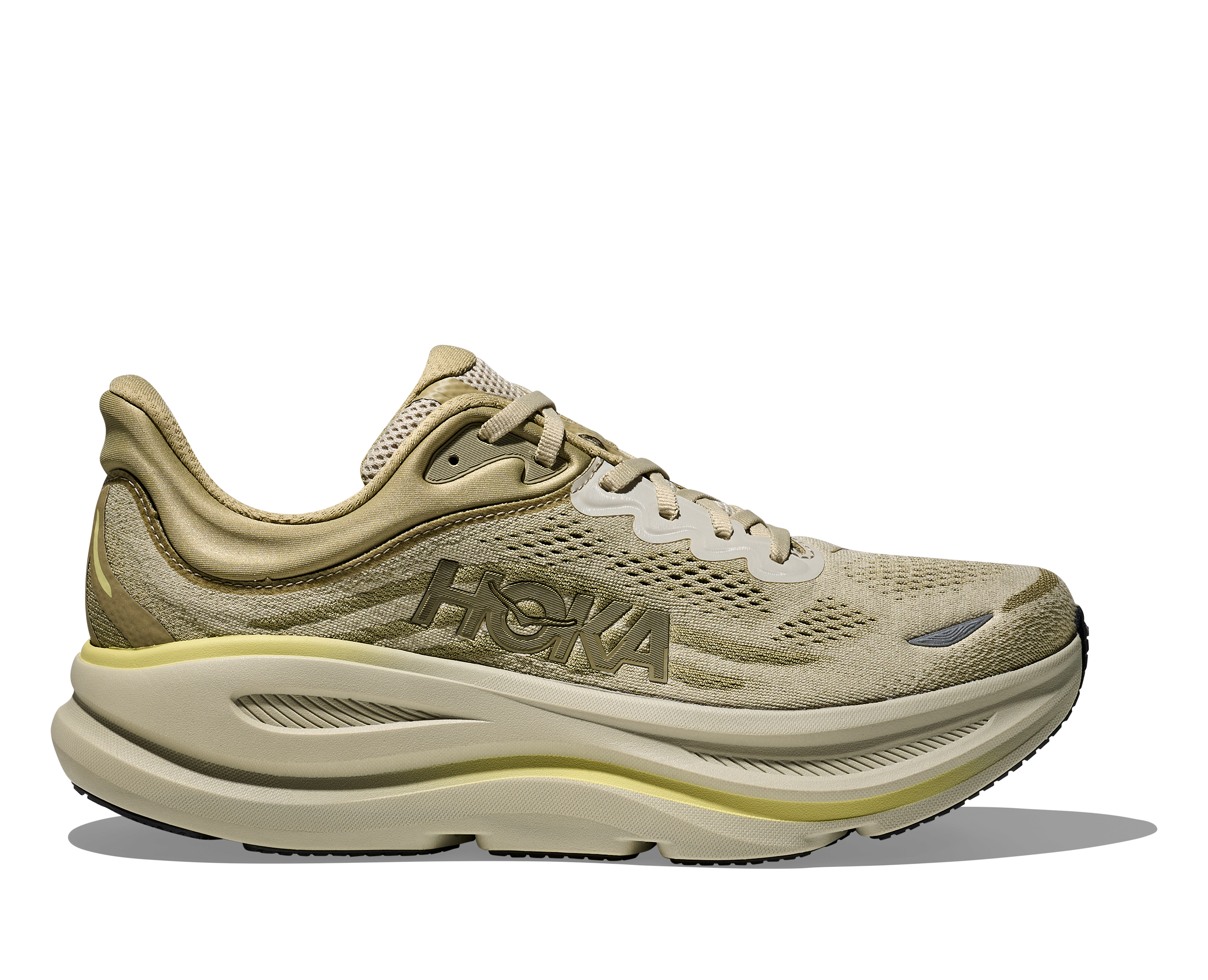 HOKA Men's Bondi 9 - GRASSLAND / OYSTER MUSHROOM | HOKA Running
