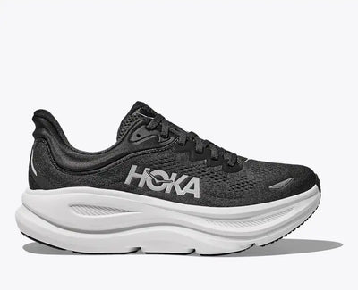 HOKA Women's Bondi 9 - BLACK / WHITE (Extra Wide)