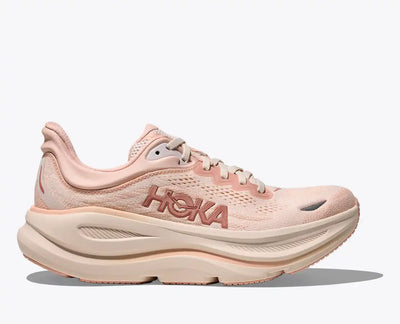 HOKA Women's Bondi 9 - ROSE LATTE / ROSE CREAM (Extra Wide)