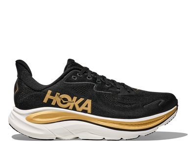 HOKA Clifton 10 para hombre - NEGRO/DORADO