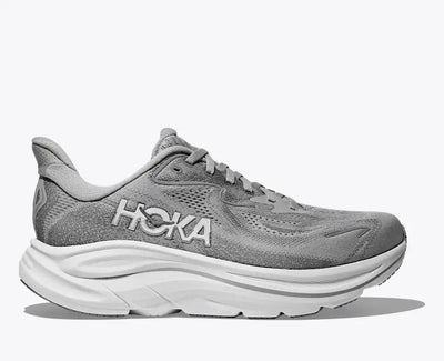 HOKA Clifton 10 para hombre - GRIS ESTELAR / POLVO DE ESTRELLAS (Extra ancho)