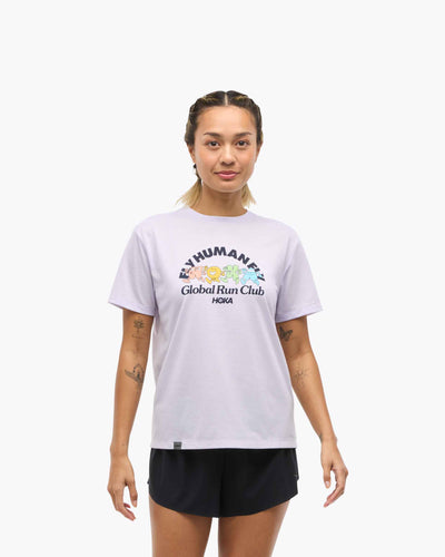 Hoka Glidetech Short Sleeve - Global Run Day - WOMEN
