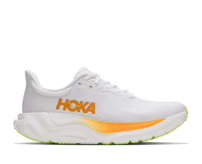 HOKA Women's Arahi 8 - FROST / SOLAR FLARE