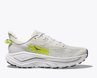 HOKA Women's Challenger 8 - WHITE / NEON HOKA CITRUS
