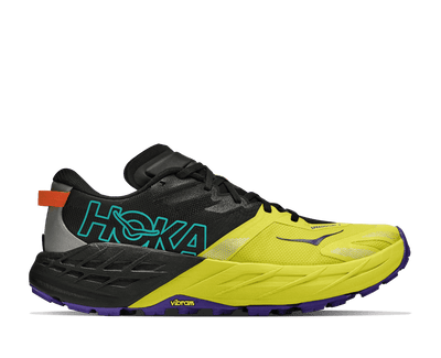 HOKA Men's Speedgoat 7 - BLACK / HOKA CITRUS
