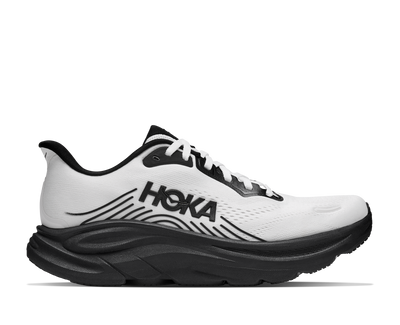 HOKA Men's CLIFTON 11 - WHITE / BLACK