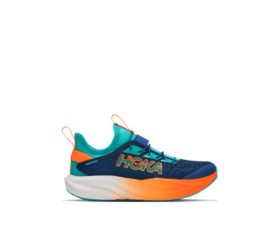 HOKA Unisex Mach 7 - NIGHT GLOW BLUE / NEON TANGERINE