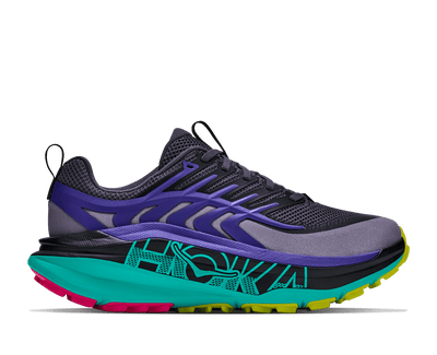 HOKA Women's Stinson 8 - SQUID INK / ELECTRIC AQUA