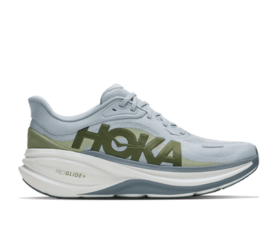 HOKA Men's Clifton Pro Glm - MINERAL BLUE / SPROUTED GREEN (Wide)