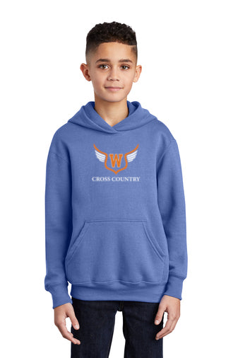 Walpole Middle School XC Youth Core Fleece Pullover Hooded Sweatshirt (PC90YH)