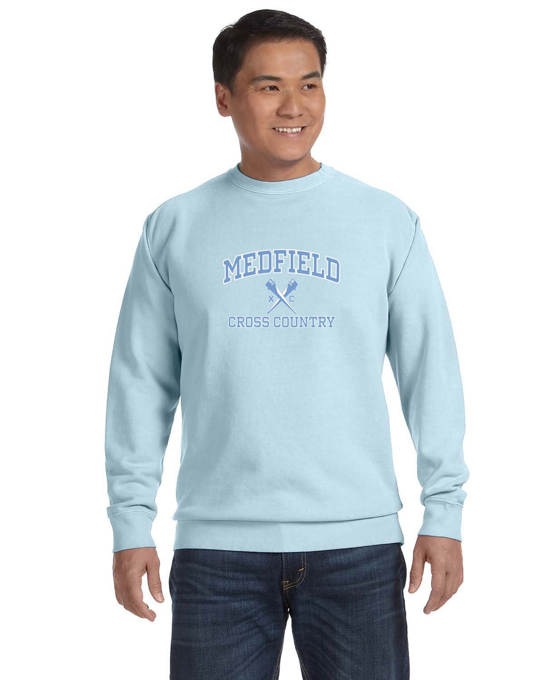 Medfield Cross Country Adult Crewneck Sweatshirt (1566)