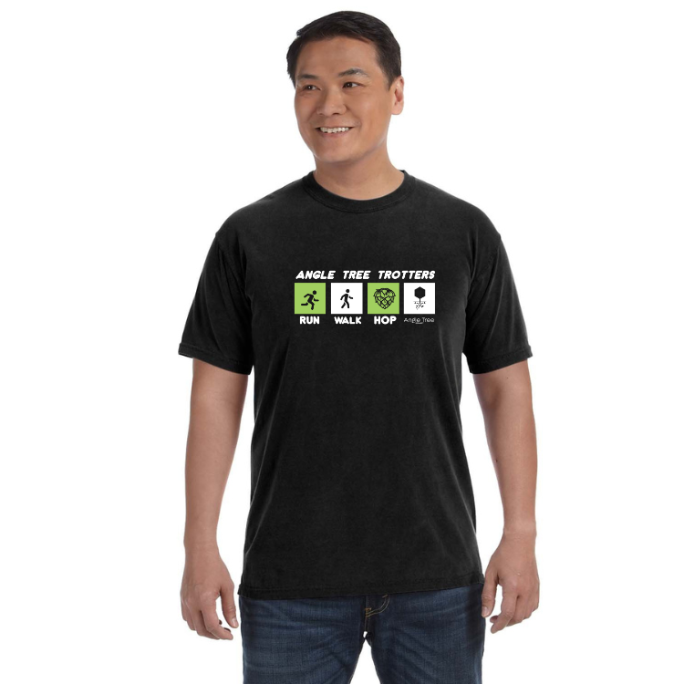 Angle Tree Trotters - Adult Unisex Heavyweight T-Shirt (C1717)