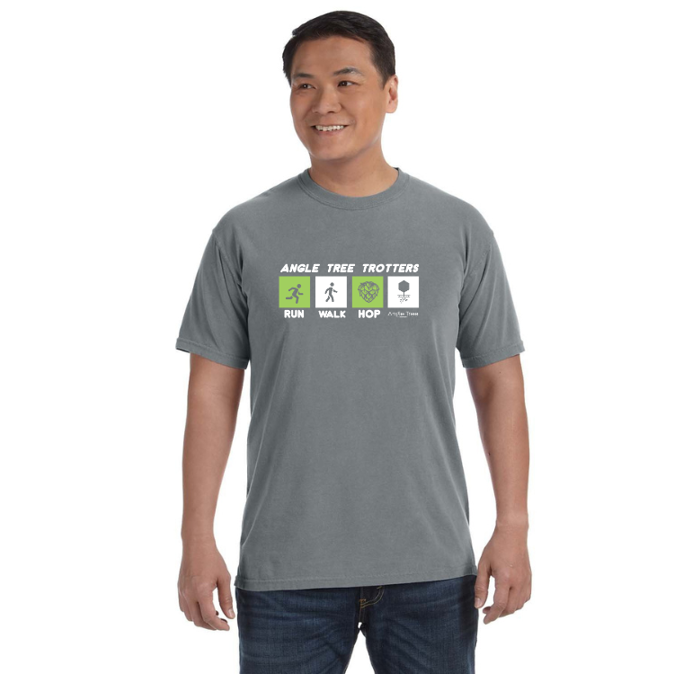 Angle Tree Trotters - Adult Unisex Heavyweight T-Shirt (C1717)
