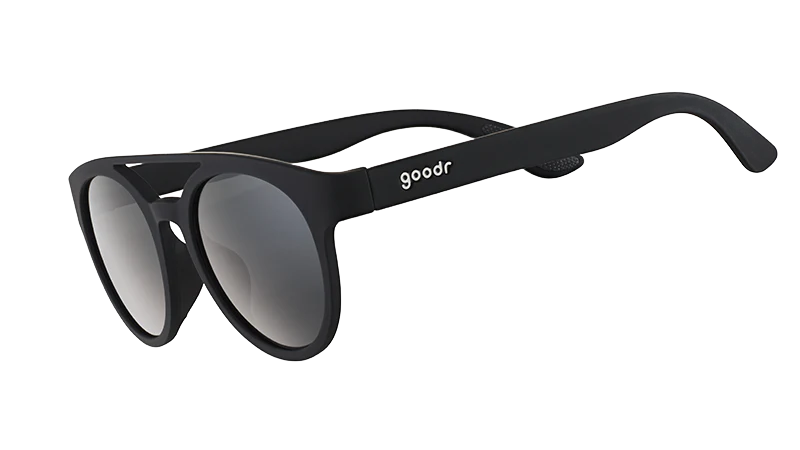 Goodr "Professor 00G" Sunglasses (G00029=PHG-BK1-NR)