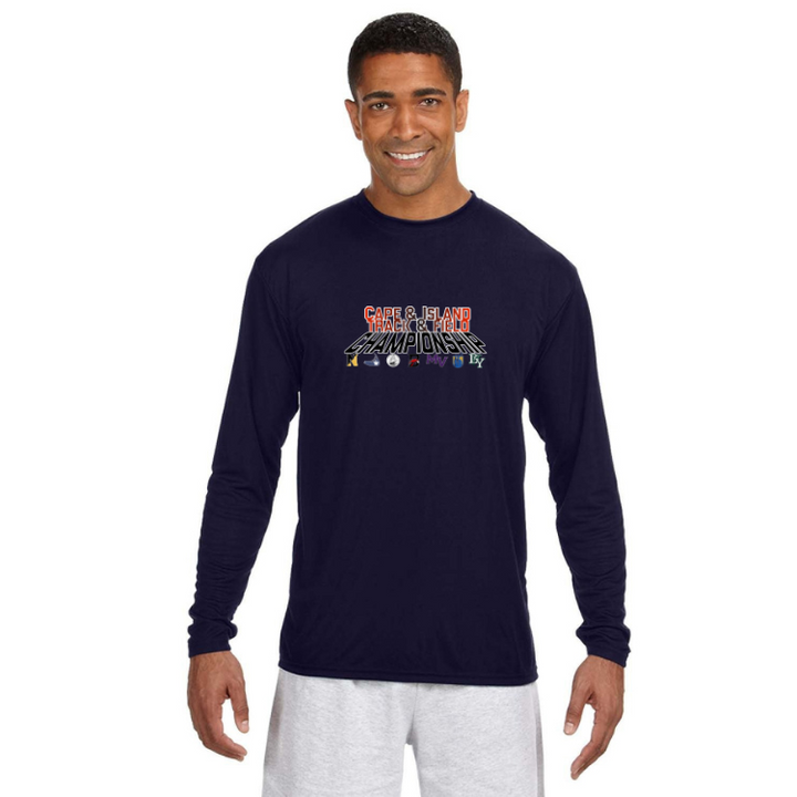 Cape & Islands Track & Field Championship - Men's Cooling Performance Long Sleeve Tee (N3165)