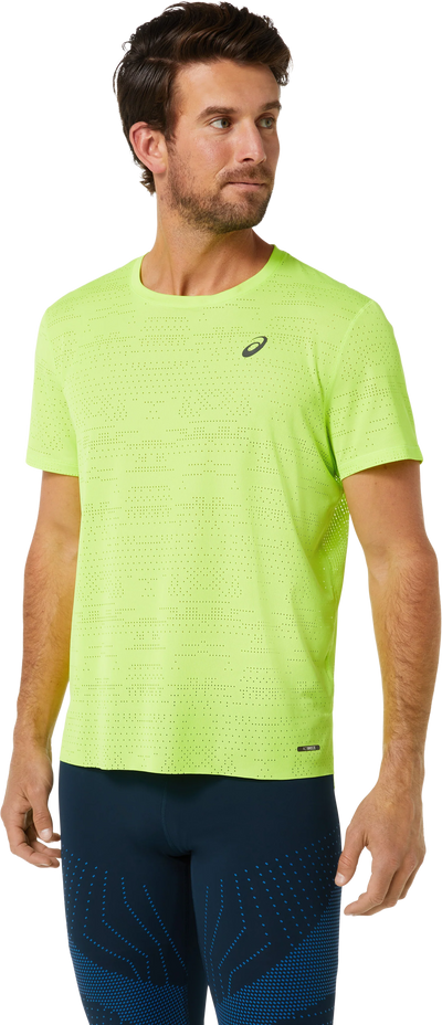 ASICS Ventilate Actibreeze SS para hombre, color verde peligro (2011C231)