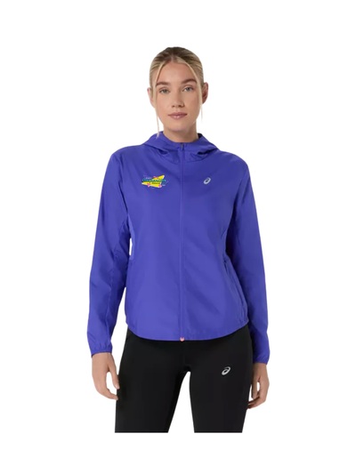 Chaqueta ASICS Silver para mujer Cobalt Burst (2012D148)