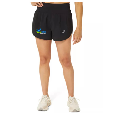 Amazon Marathon - ASICS Women's Road 3.5" Short - Performance Black (2012C965) (AMZ-11)