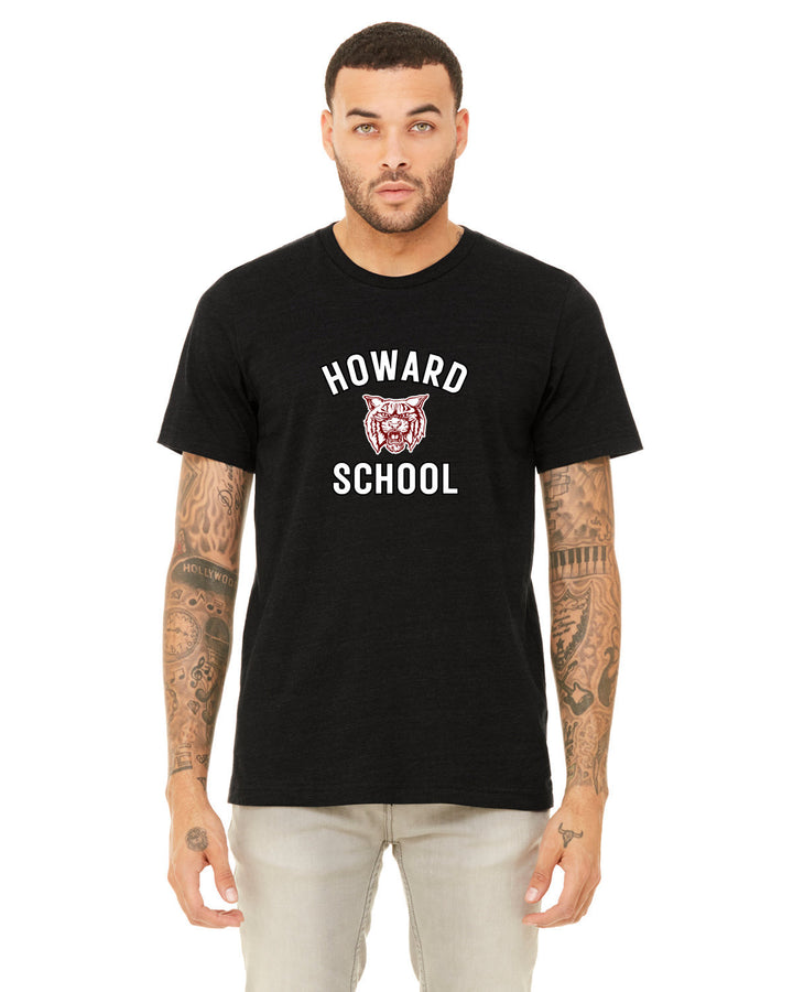 Howard School - West Bridgewater - Bella + Canvas Unisex Heather CVC T-Shirt (3001CVC)