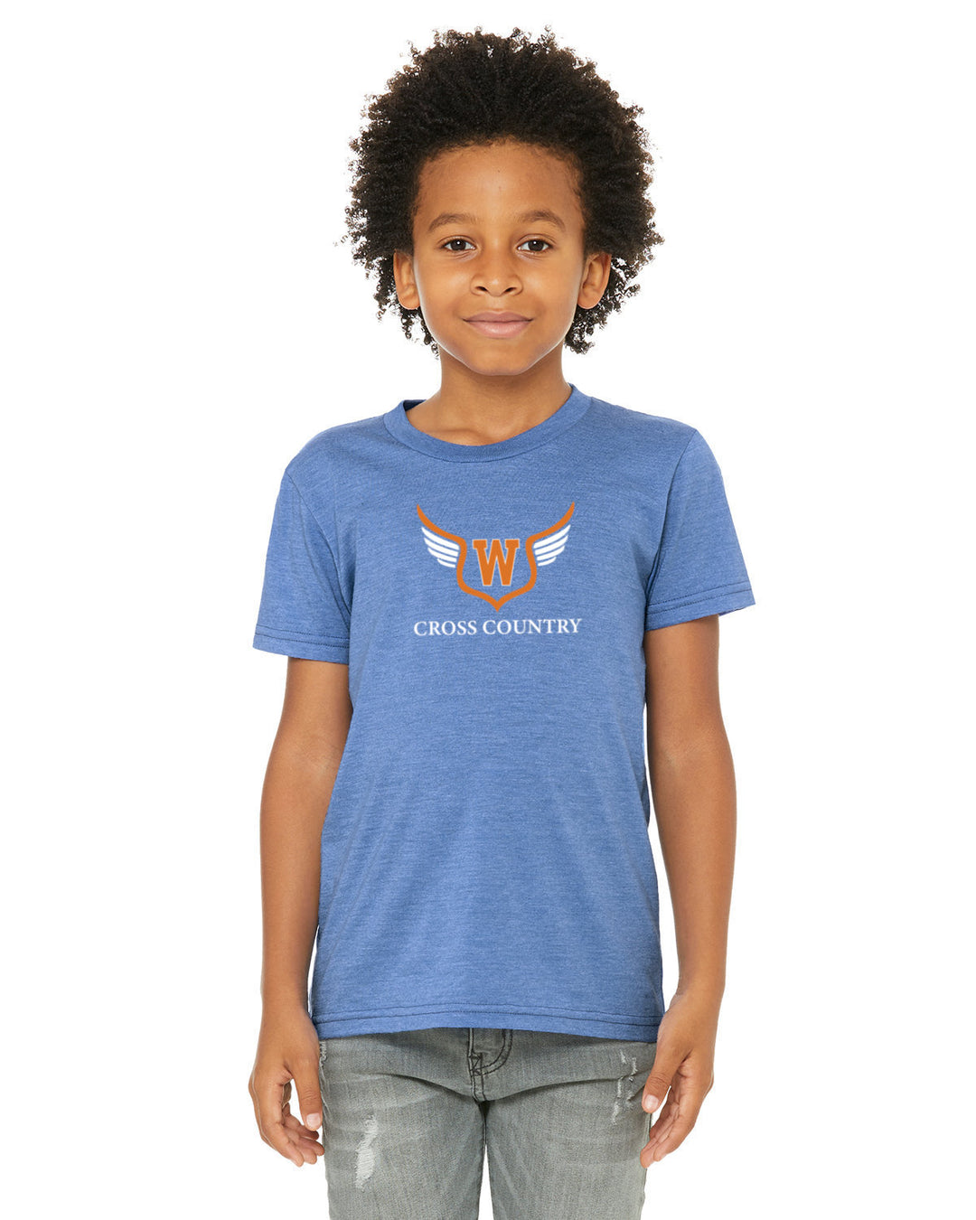 Walpole Middle School XC Youth Jersey T-Shirt (3001YCV)