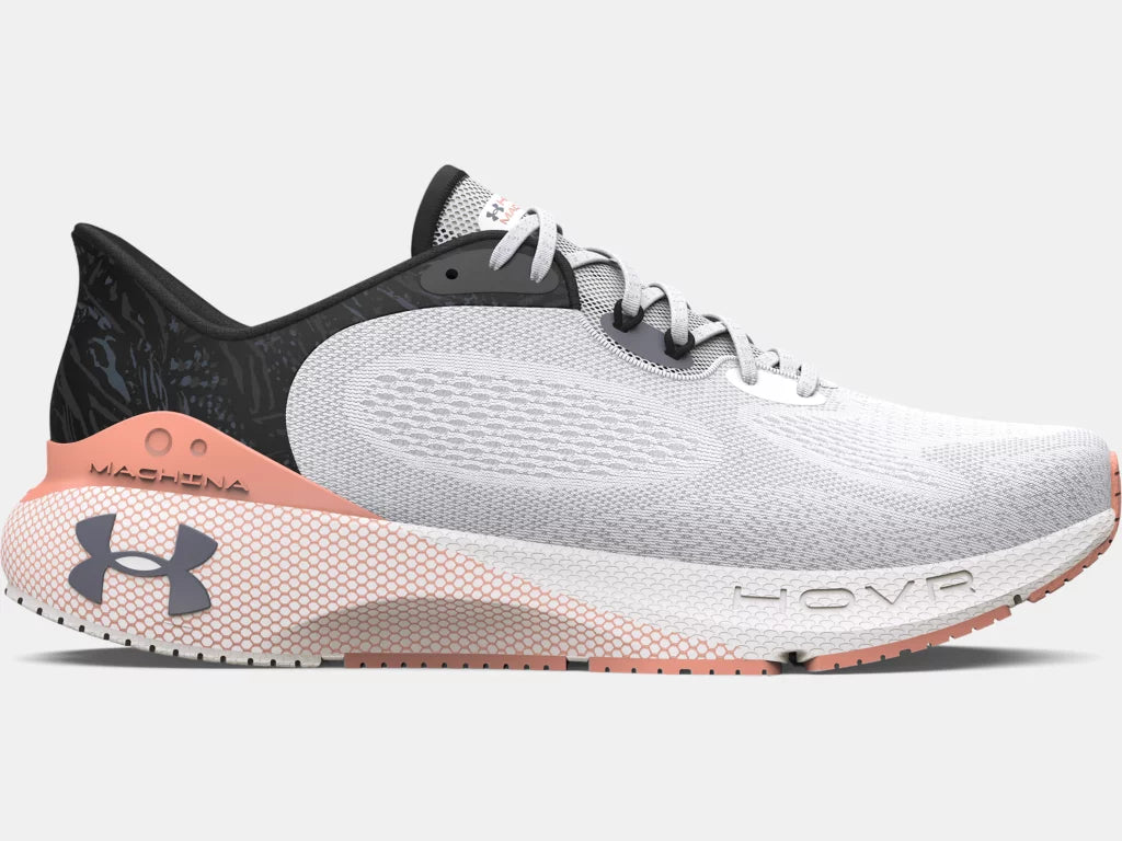Zapatillas de deporte para mujer Under Armour HOVR Machina RLA Burbuja melocotón/blanco (3027728-100)