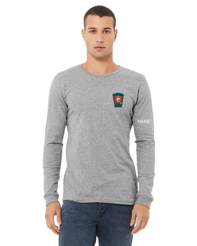 Camiseta unisex de manga larga CVC de Walpole PD Xmas - Bella + Canvas - 3501CVC