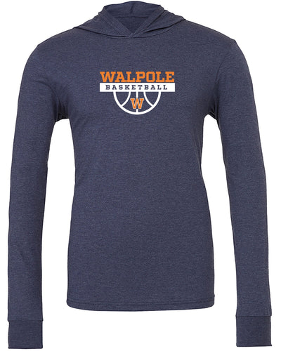 Sudadera con capucha de manga larga unisex para adultos de Walpole Youth Basketball - Bella + Canvas (3512)