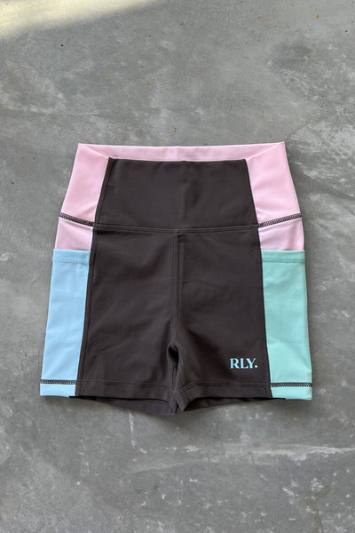 Pantalones cortos con bolsillo Relay Active Madison - color piedra - MUJER