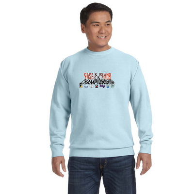 Sudadera unisex de cuello redondo para adultos del campeonato de atletismo de Cape & Islands (1566)