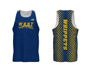 Downingtown West XC y T&F - Camiseta sin mangas Achieve para hombre (TFMT982)
