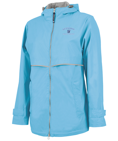 Chaqueta impermeable Seekonk Cross Country para mujer New Englanders (5099)