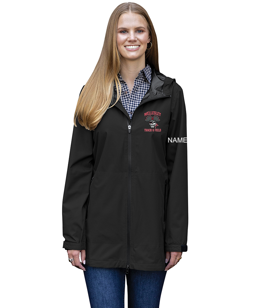 Wellesley Track and Field 2023 WOMEN S ATLANTIC RAIN SHELL JACKET The Run House