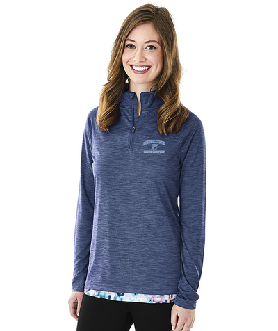 Suéter deportivo Seekonk Cross Country para mujer con teñido espacial (5763)