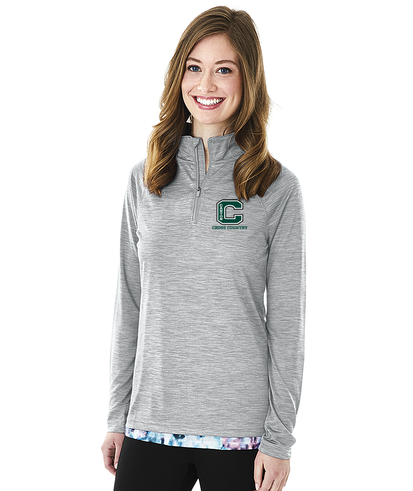 Canton Cross Country Womens Space Dye Performance Pullover (5763)
